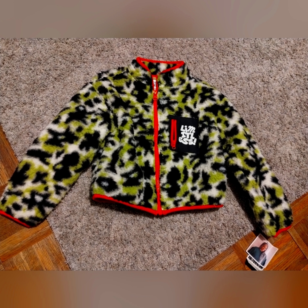 Black History month boys fleece jacket size 4/5